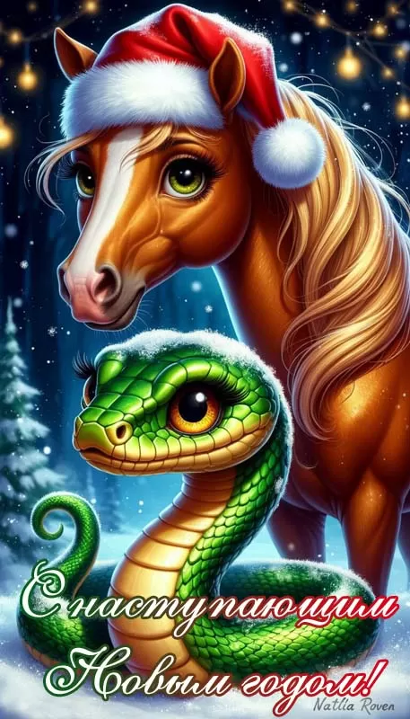 Картинки с Наступающим Новым годом 2026 — красивые открытки и поздравления. Красивые открытки с Наступающим Новым годом 2026