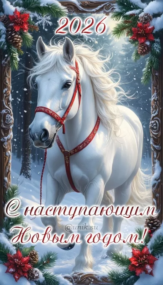 Картинки с Наступающим Новым годом 2026 — красивые открытки и поздравления. Красивые открытки с Наступающим Новым годом 2026