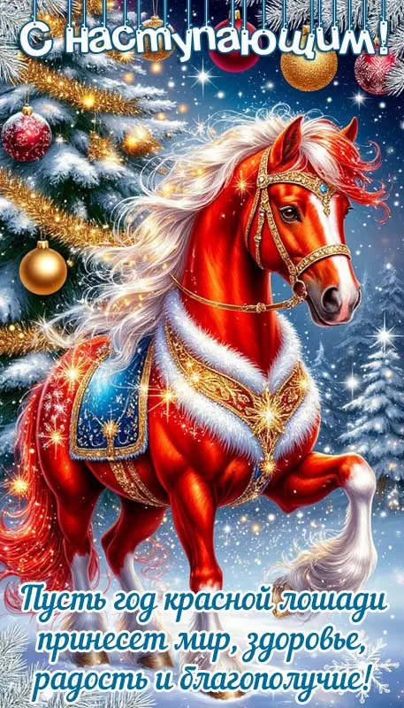 Картинки с Новым годом 2026 — скачать бесплатные открытки. Красивые открытки на Новый год 2026&nbsp;