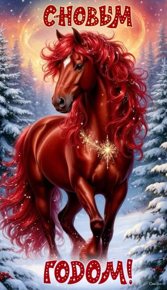 Картинки с Новым годом 2026 — скачать бесплатные открытки. Красивые открытки на Новый год 2026&nbsp;
