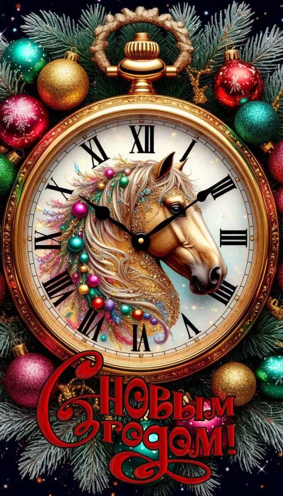 Картинки с Новым годом 2026 — скачать бесплатные открытки. Красивые открытки на Новый год 2026&nbsp;