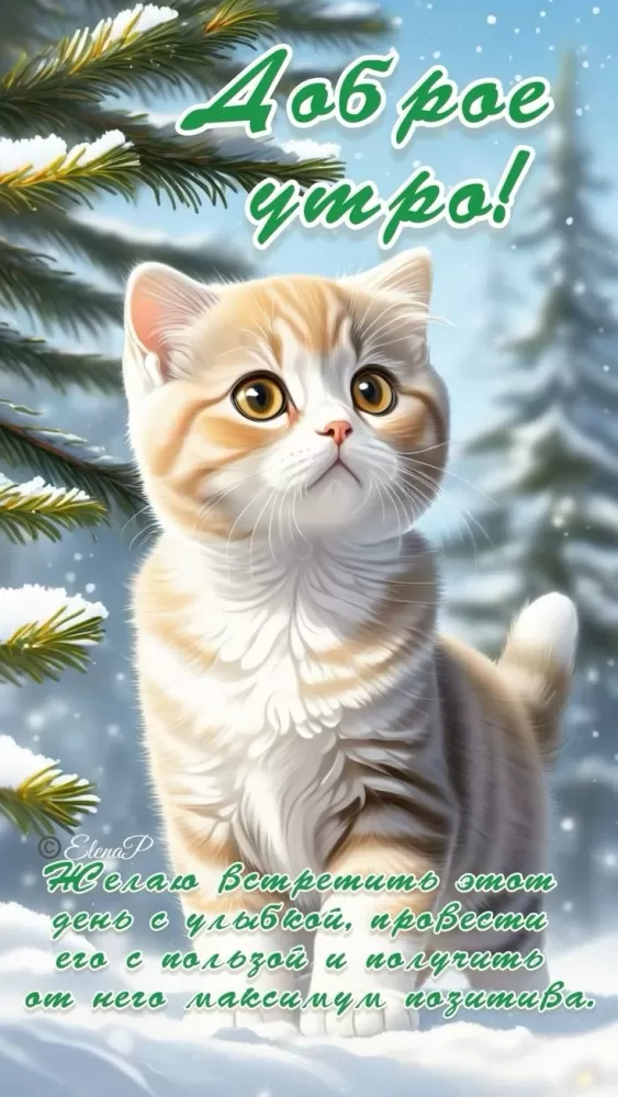 Красивые картинки Доброе февральское утро. Красивые картинки Доброе февральское утро