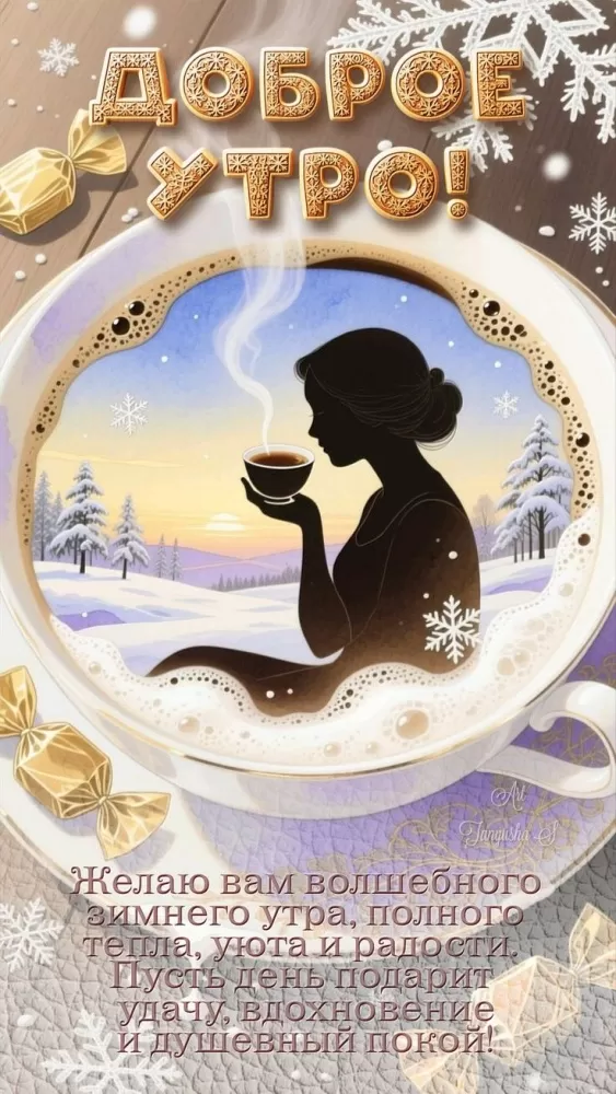 Красивые картинки Доброе февральское утро. Доброе февральское утро: картинки с пожеланиями