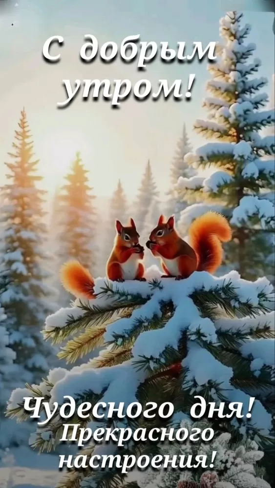 Красивые картинки Доброе февральское утро. Доброе февральское утро: картинки с пожеланиями