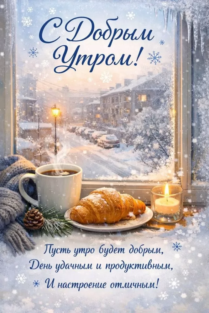 Красивые картинки Доброе февральское утро. Доброе февральское утро: картинки с пожеланиями