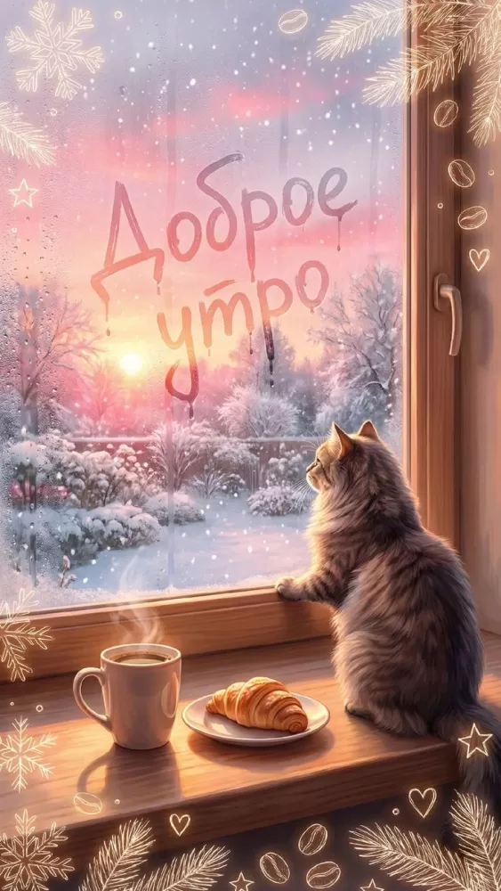 Красивые картинки Доброе февральское утро. Красивые картинки Доброе февральское утро