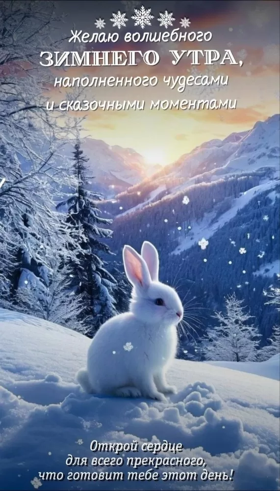 Красивые картинки Доброе февральское утро. Красивые картинки Доброе февральское утро