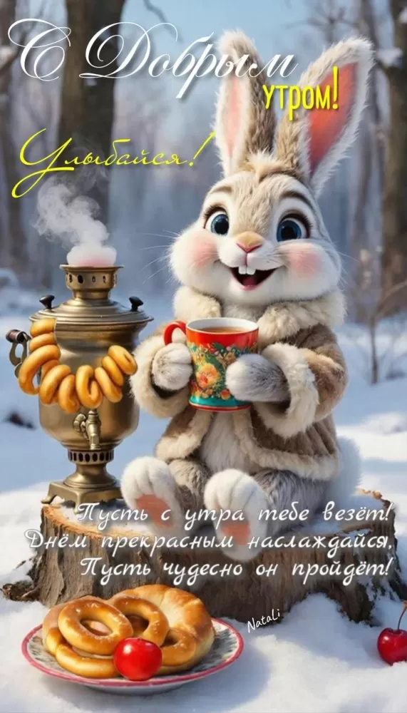 Красивые картинки Доброе февральское утро. Уютные картинки Доброе февральское утро