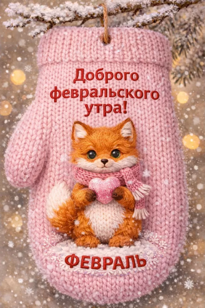 Красивые картинки Доброе февральское утро. Уютные картинки Доброе февральское утро