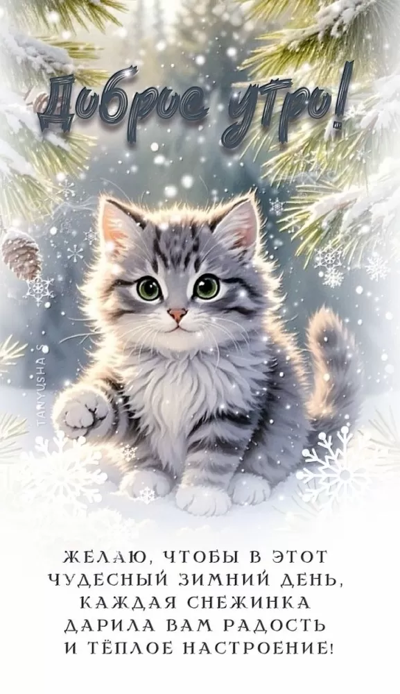 Красивые картинки Доброе февральское утро. Доброе февральское утро: картинки с пожеланиями