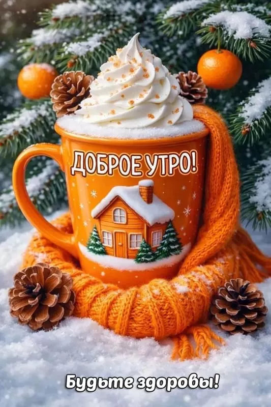 Красивые картинки Доброе февральское утро. Уютные картинки Доброе февральское утро