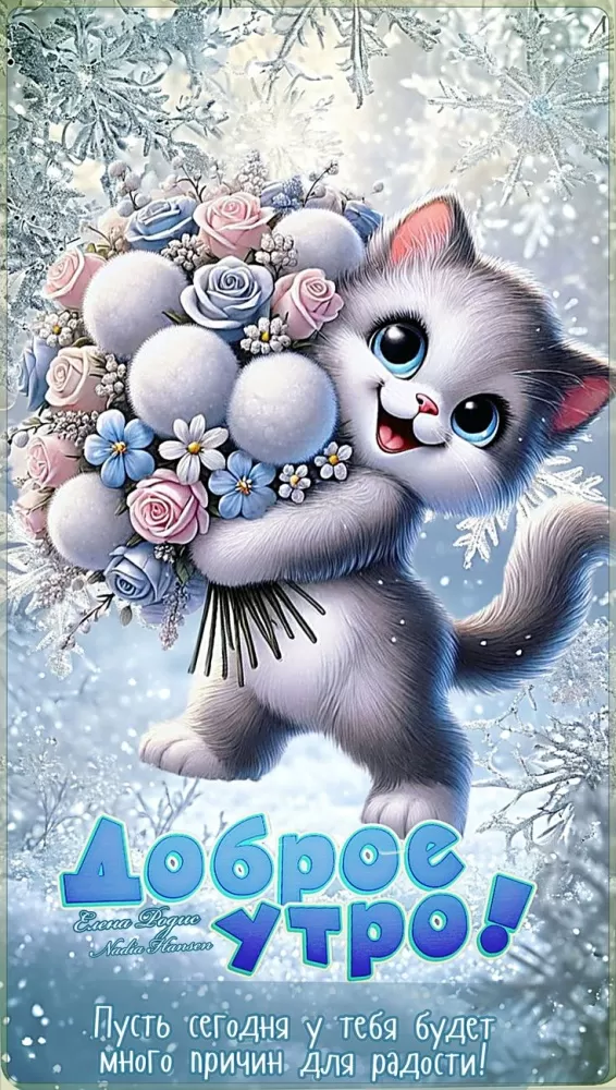 Красивые картинки Доброе февральское утро. Красивые картинки Доброе февральское утро