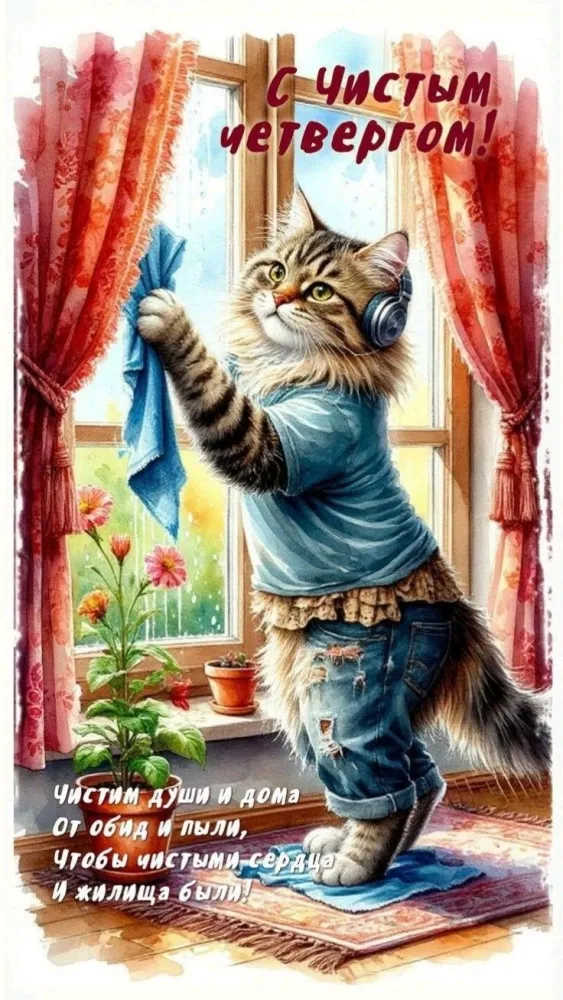 Картинки и открытки с Чистым четвергом. Прикольные открытки с Чистым четвергом