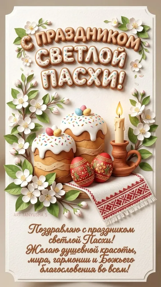 Красивые и светлые открытки на Пасху Христовую. Открытки с Пасхой Христовой 2026 (красивые и новые)